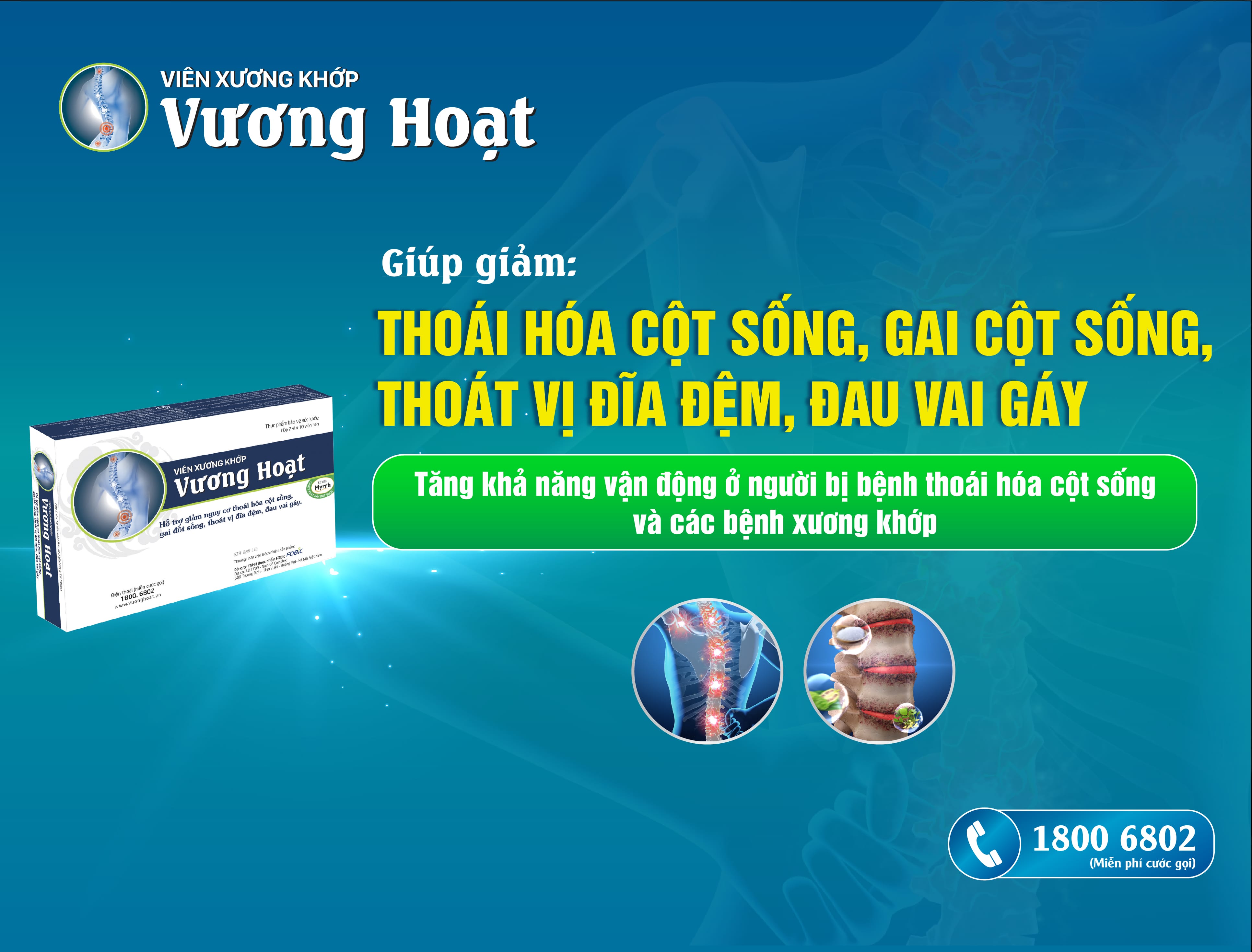 Viên xương khớp Vương Hoạt Viên xương khớp Vương Hoạt