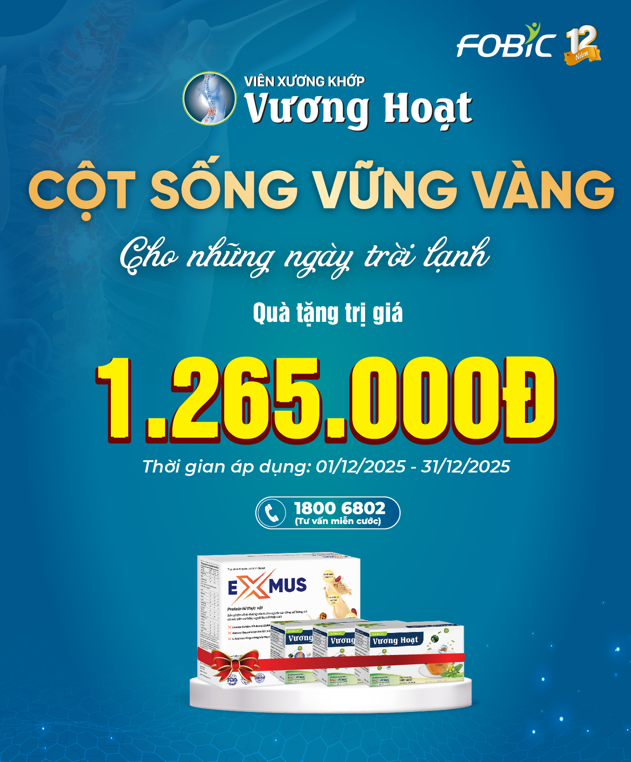 CỘT SỐNG VỮNG VÀNG - Không lo đau nhức khi trời lạnh CỘT SỐNG VỮNG VÀNG - Không lo đau nhức khi trời lạnh