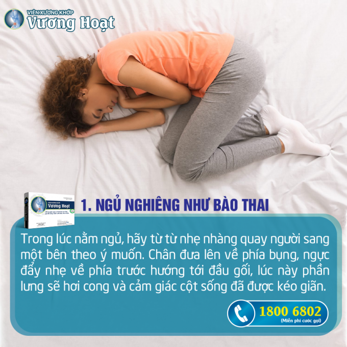 Không còn bị thoái hóa cột sống hành hạ nếu biết ngủ 4 tư thế lạ này!